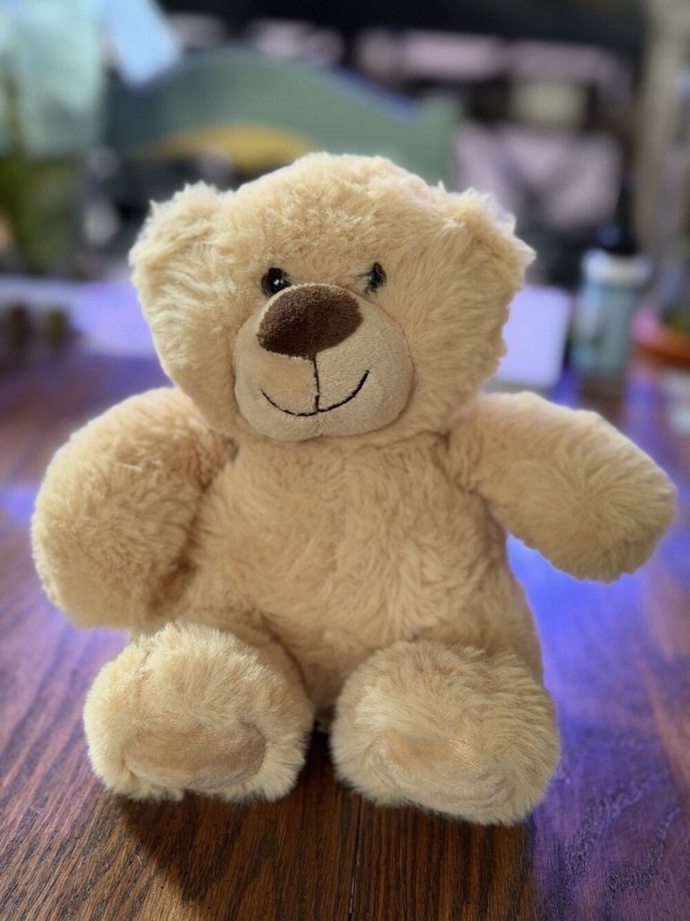 Ben Ben Plush Tan Teddy Bear 7.5 Inches Tall Stuffed Animal
